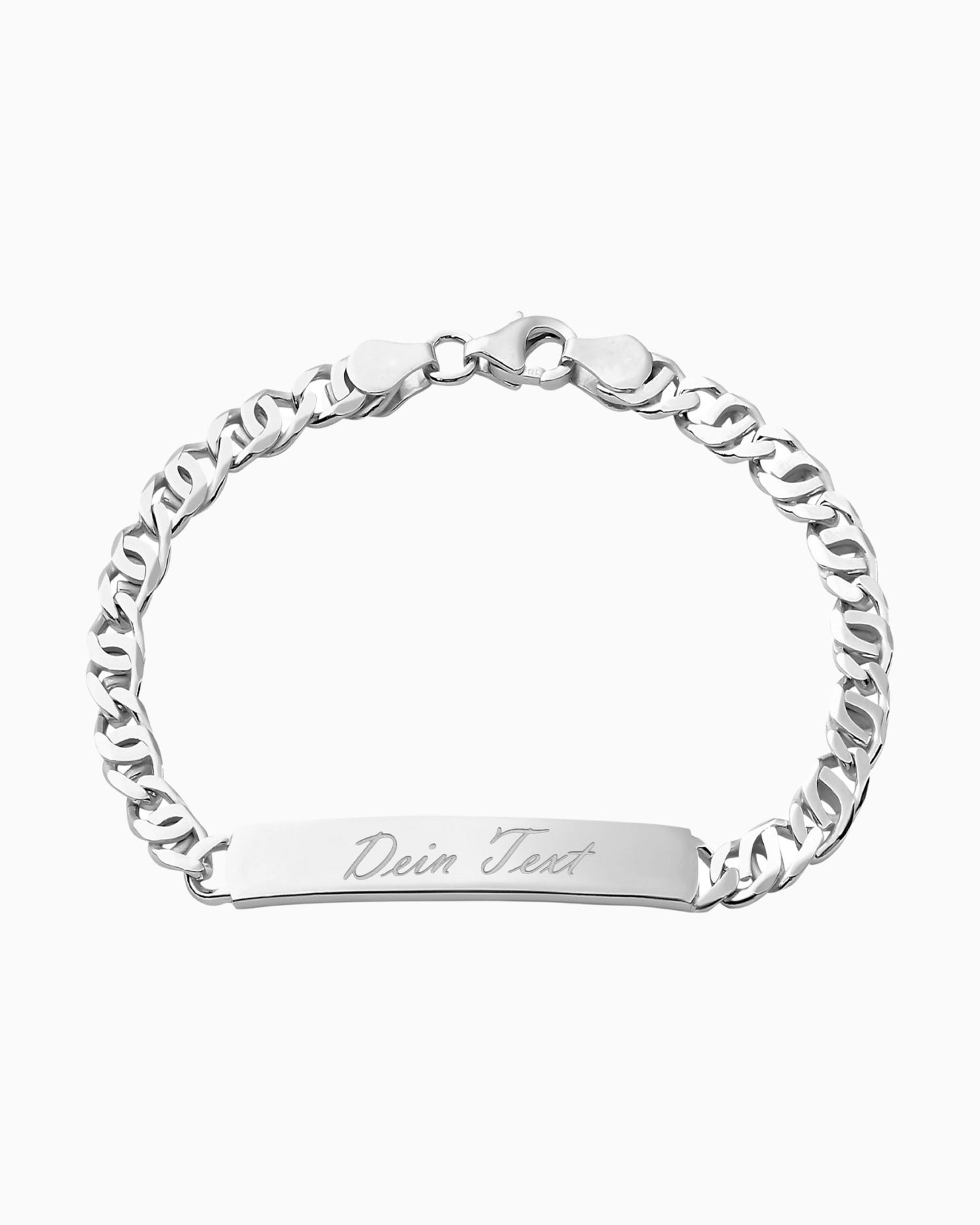 Engraving bracelet Engraving plate Tiger's eye ID bracelet