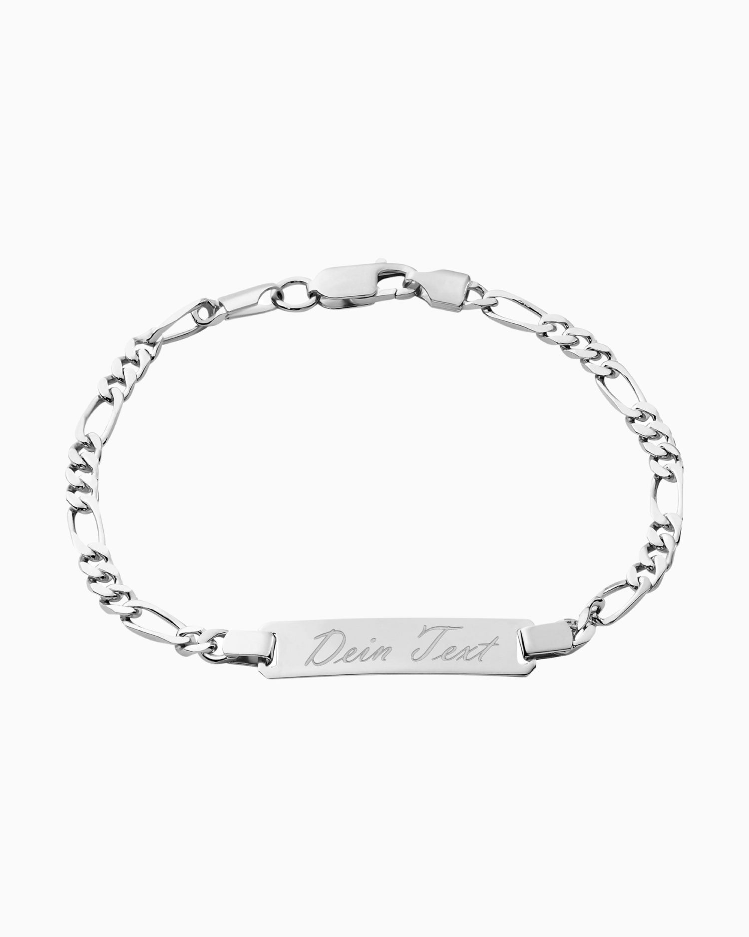Engraving bracelet Engraving plate Figaro ID bracelet