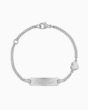 Engraving bracelet engraving plate heart-14