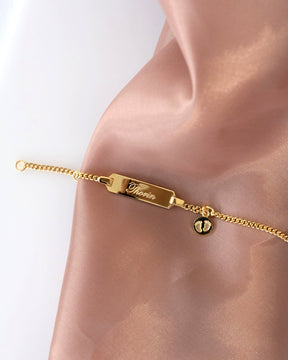 Engraving bracelet engraving plate baby feet-6
