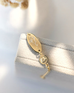 Engraving bracelet Engraving plate Guardian angel-6