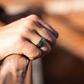 Fire Opal Ring - Gold