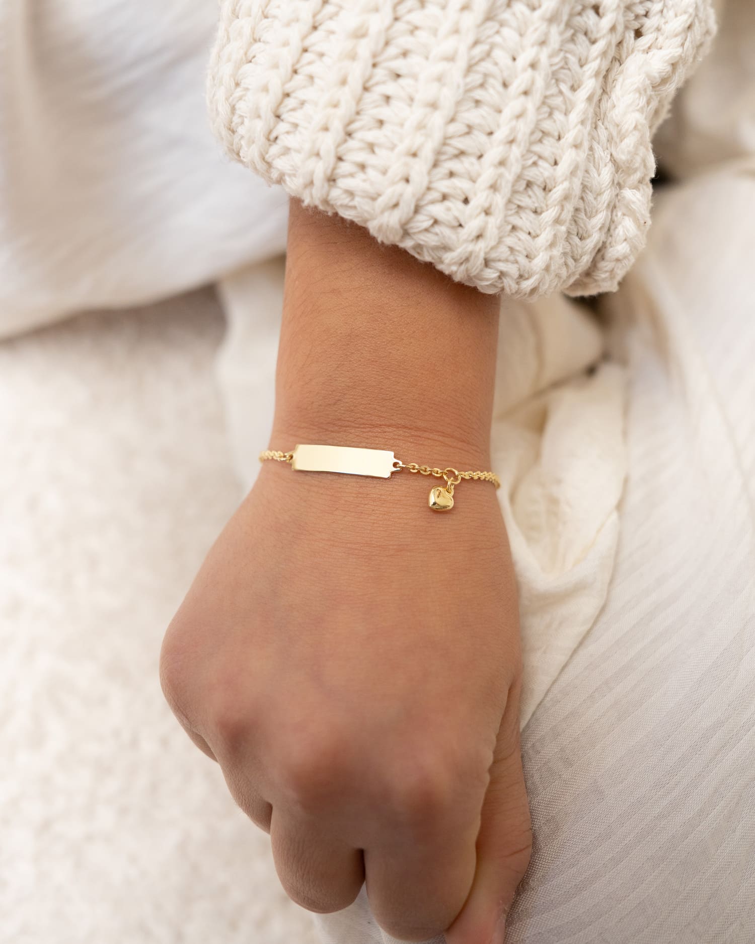 Engraving bracelet engraving plate heart-14