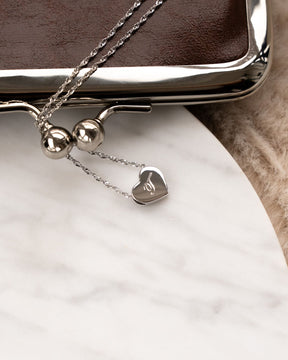 Heart necklace engraving plate pendant