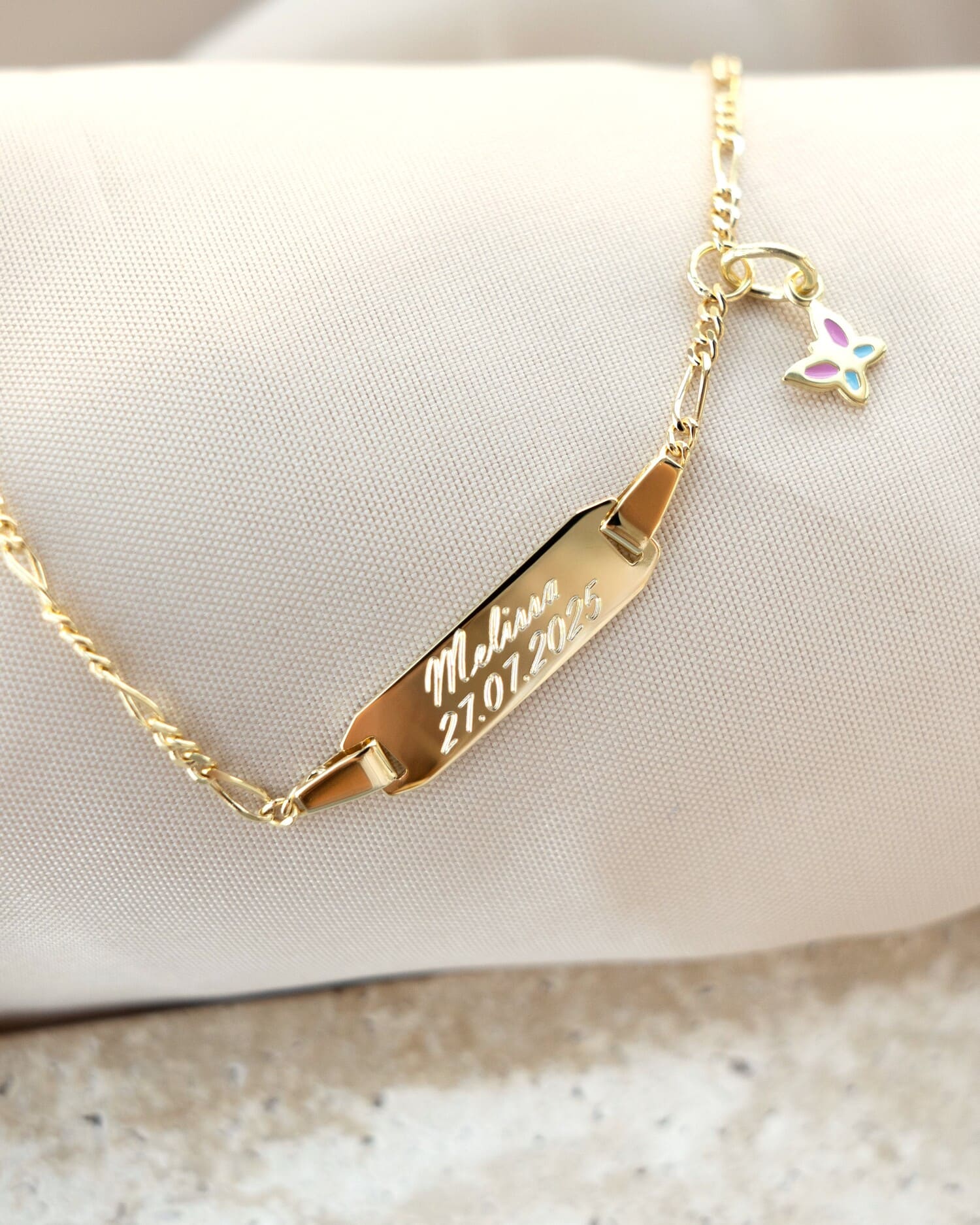 Engraving bracelet engraving plate butterfly