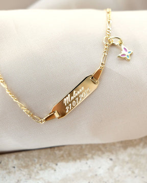 Engraving bracelet engraving plate butterfly