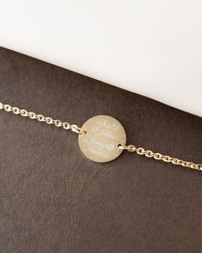 Engraving bracelet engraving plate round-4