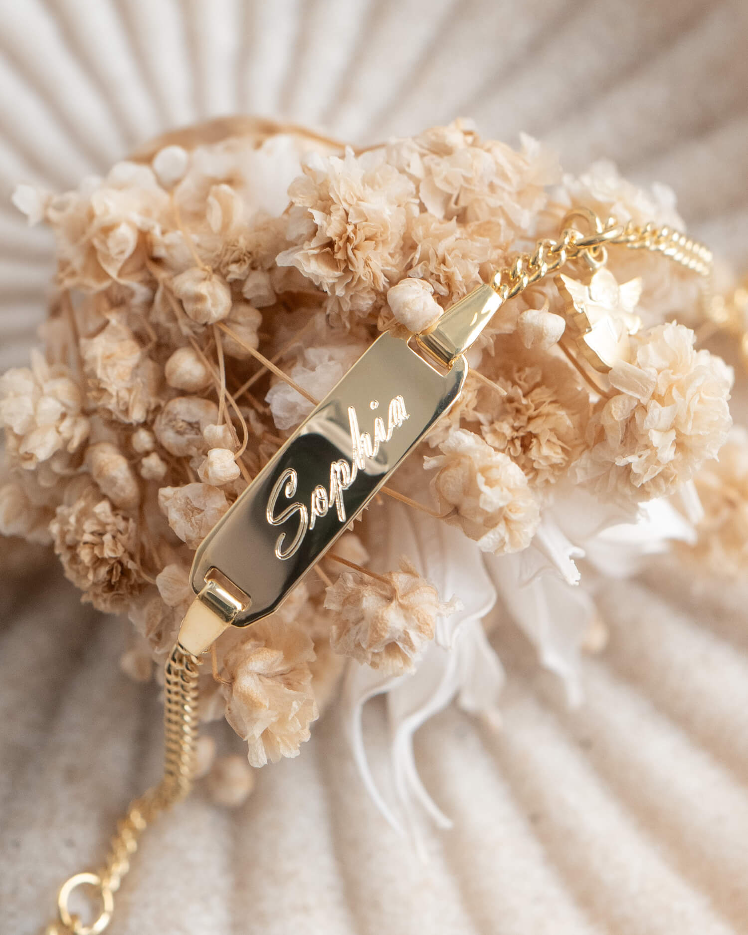 Engraving bracelet Engraving plate Guardian angel