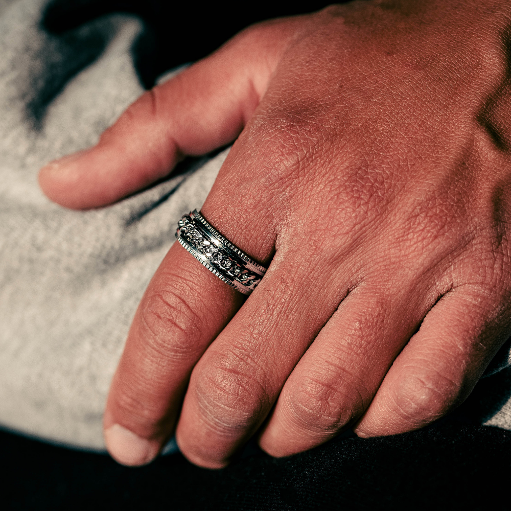 Spinner Band Ring - Silver