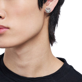 Emporio Armani Men's Stainless Steel Stud Earrings