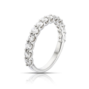Platinum Prong Set Eternity 1ct Diamond Ring