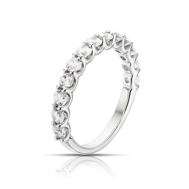 Platinum Prong Set Eternity 1ct Diamond Ring