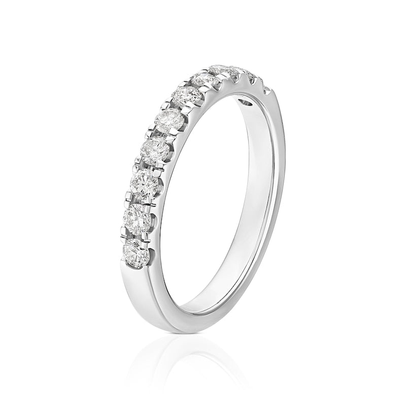 Platinum Prong Set Eternity 0.50ct Diamond Ring