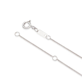 9ct White Gold Emerald 0.15ct Diamond Pear Shaped Halo Pendant