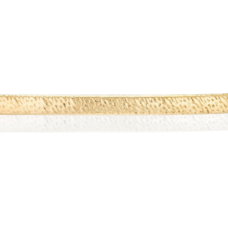 9ct Yellow Gold Textured Bangle