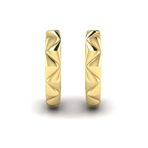 KLEORA PYRAMID Modern Electrum™ Pyramid Huggie