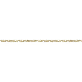 KLEORA CONTORTO Modern Electrum™16" Singapore Chain Necklace