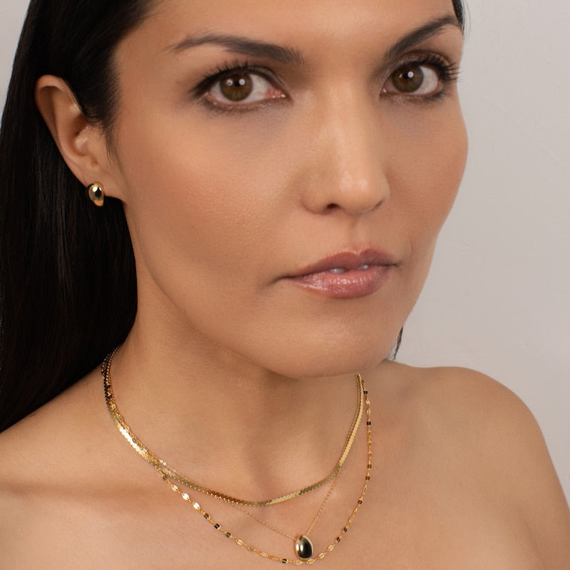 KLEORA ODYSSEY Modern Electrum™ 16" Serpentine Necklace