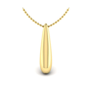 KLEORA ODYSSEY Modern Electrum™ Elongated Drop Necklace