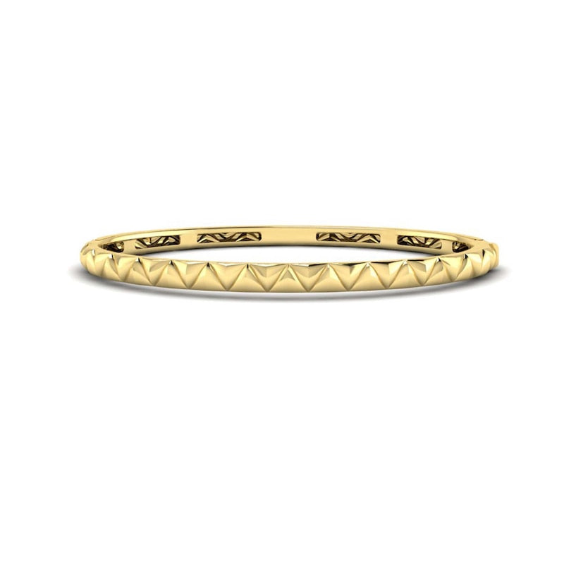 KLEORA PYRAMID Modern Electrum™ Pyramid Bangle