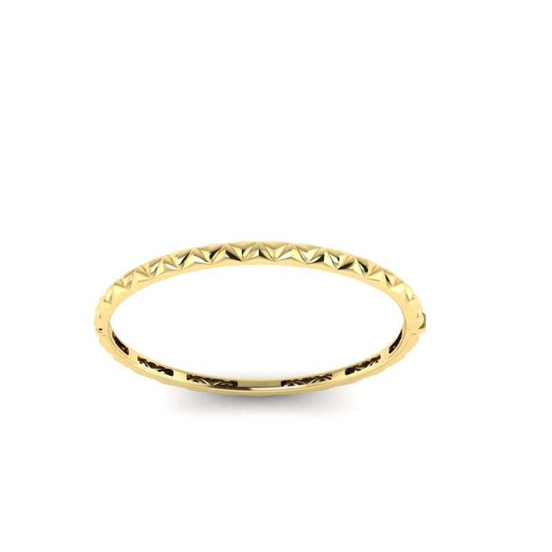 KLEORA PYRAMID Modern Electrum™ Pyramid Bangle
