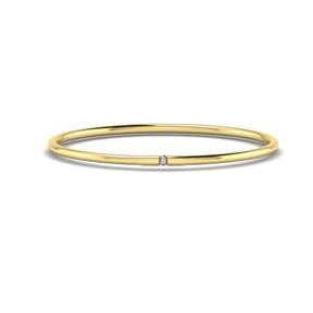 KLEORA AURORA Modern Electrum™ Miracle Plate Diamond Bangle