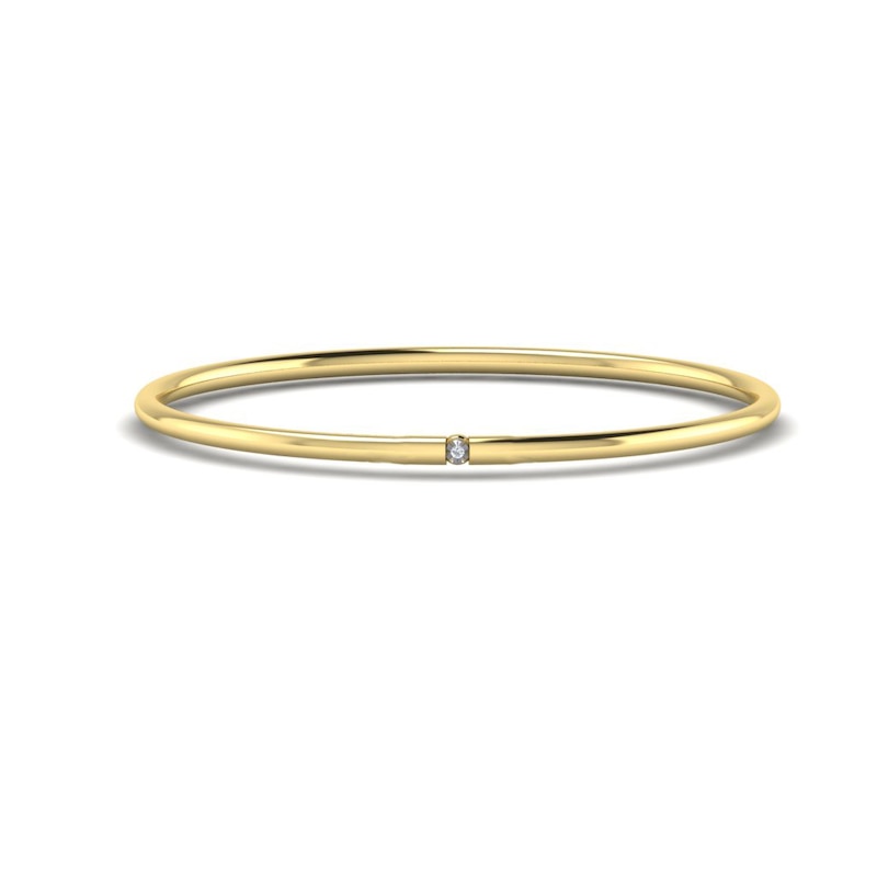 KLEORA AURORA Modern Electrum™ Miracle Plate Diamond Bangle