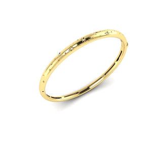 KLEORA AURORA Modern Electrum™ Diamond Star Burst Bangle