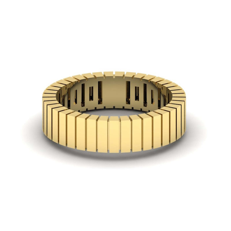 KLEORA LINEA Modern Electrum™ Linear Ring