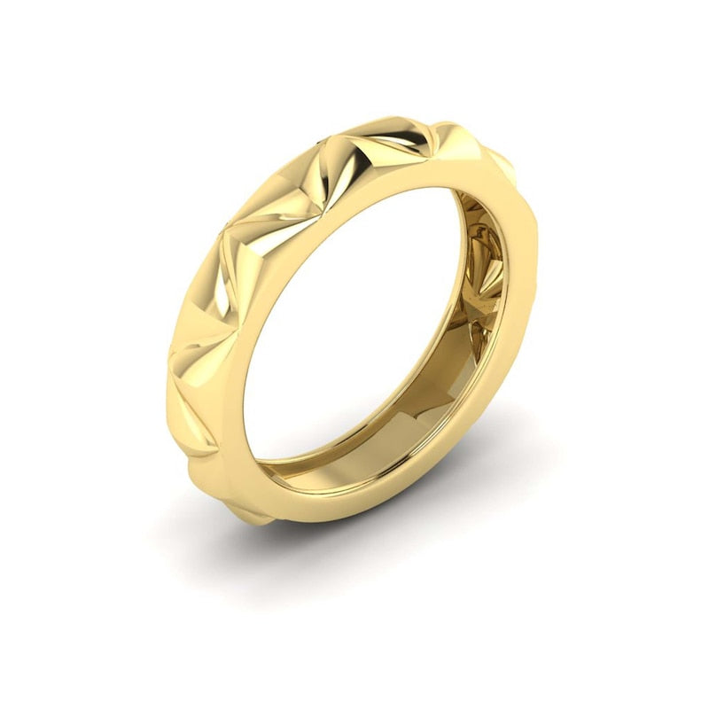 KLEORA PYRAMID Modern Electrum™ Pyramid Ring