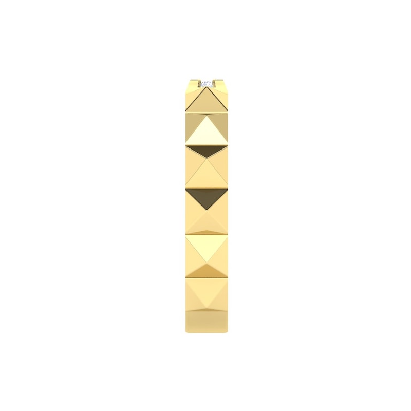 KLEORA PYRAMID Modern Electrum™ Diamond Pyramid Ring