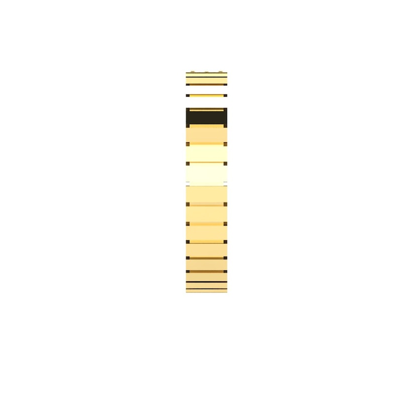 KLEORA LINEA Modern Electrum™ Diamond Narrow Linear Ring