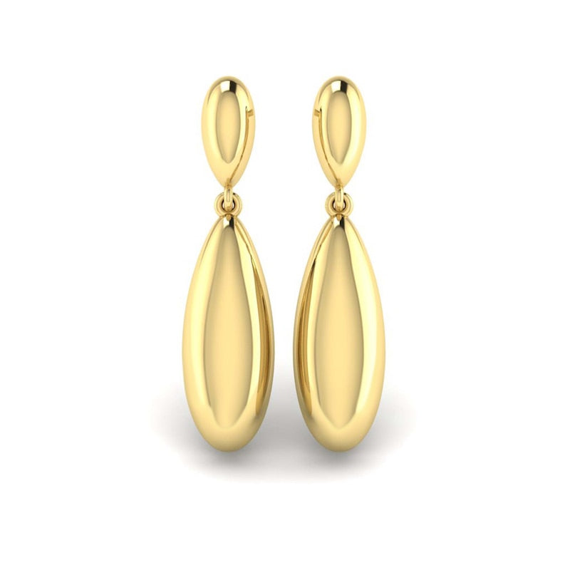 KLEORA ODYSSEY Modern Electrum™ Drop Earrings