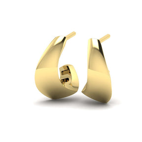 KLEORA ODYSSEY Modern Electrum™ Curved Earrings