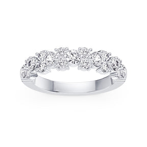 Platinum Scatter Eternity 1ct Diamond Ring