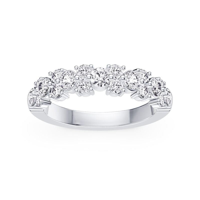 Platinum Scatter Eternity 1ct Diamond Ring