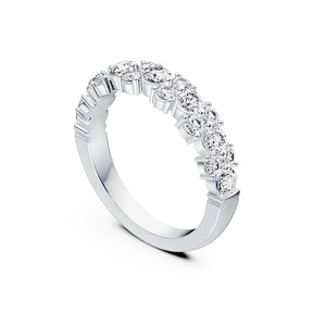 Platinum Scatter Eternity 1ct Diamond Ring