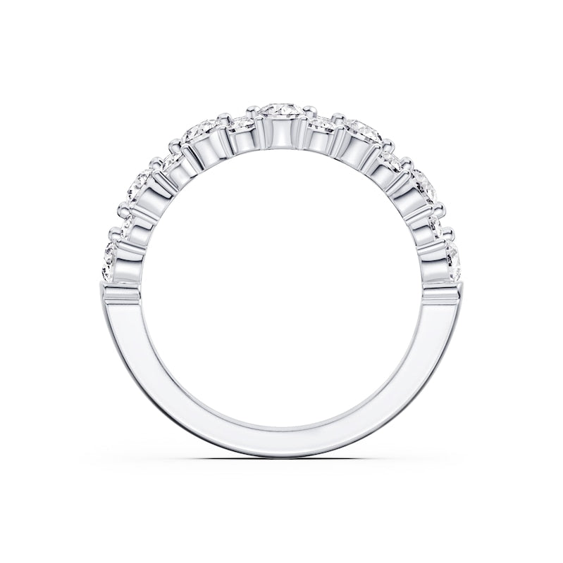Platinum Scatter Eternity 1ct Diamond Ring