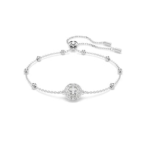 Swarovski Una Angelic Silver Tone Crystal Bolo Bracelet