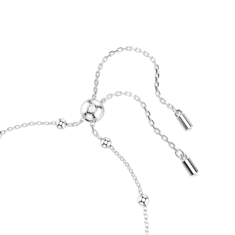 Swarovski Una Angelic Silver Tone Crystal Bolo Bracelet