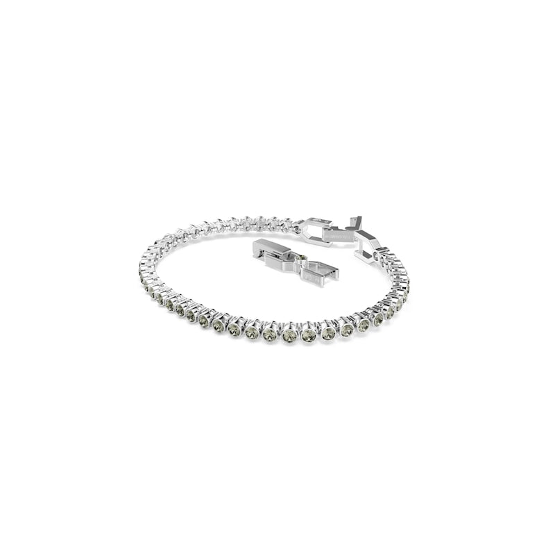 Swarovski Imber Emily Silver Tone & Grey Crystal Tennis Bracelet