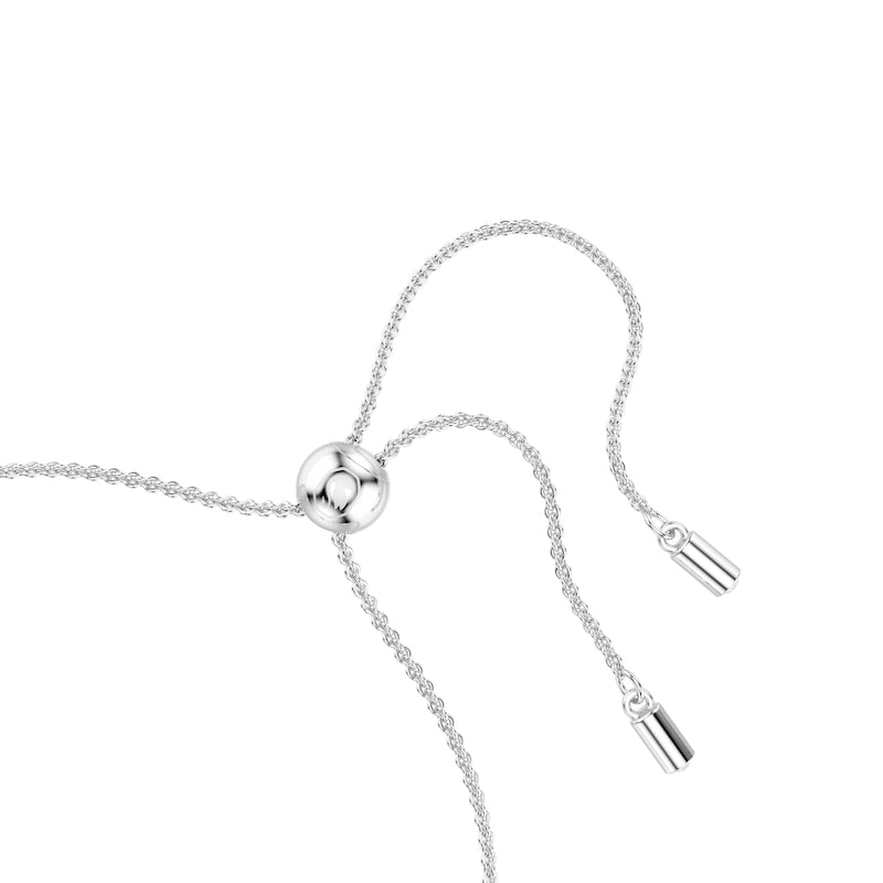 Swarovski Magic Silver Tone & Blue Zirconia Snowflake Bolo Bracelet