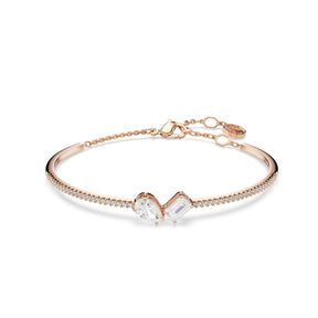 Swarovski Mesmera Rose Gold Tone Crystal Bangle