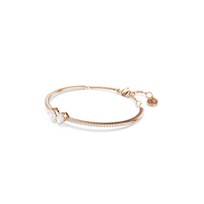 Swarovski Mesmera Rose Gold Tone Crystal Bangle