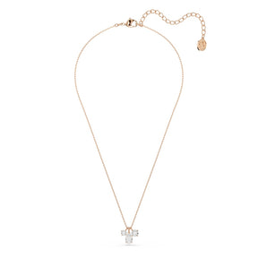 Swarovski Mesmera Rose Gold Tone Zirconia Trilogy Pendant