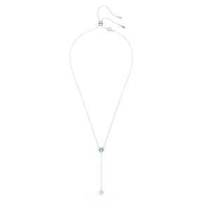 Swarovski Stilla Attract Silver Tone Y-Shaped Pendant Necklace