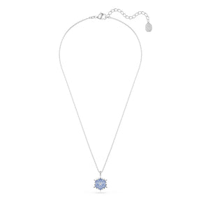 Swarovski Magic Silver Tone Blue Zirconia Snowflake Pendant