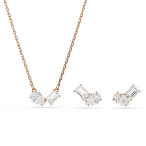 Swarovski Mesmera Rose Gold Tone Zirconia Jewellery Set