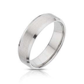 Titanium Men's Polished Ring