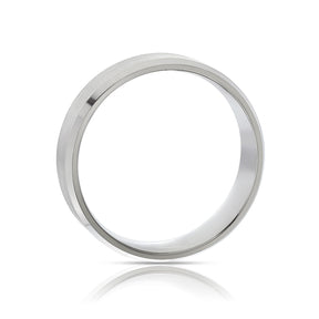 Titanium Men's Polished Ring